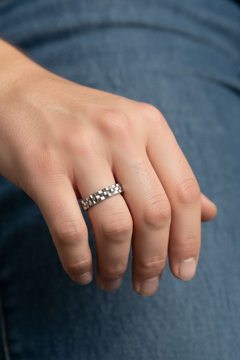 Anello Motor Argento
