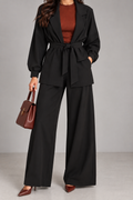Completo Donna con Blazer e Pantalone Palazzo