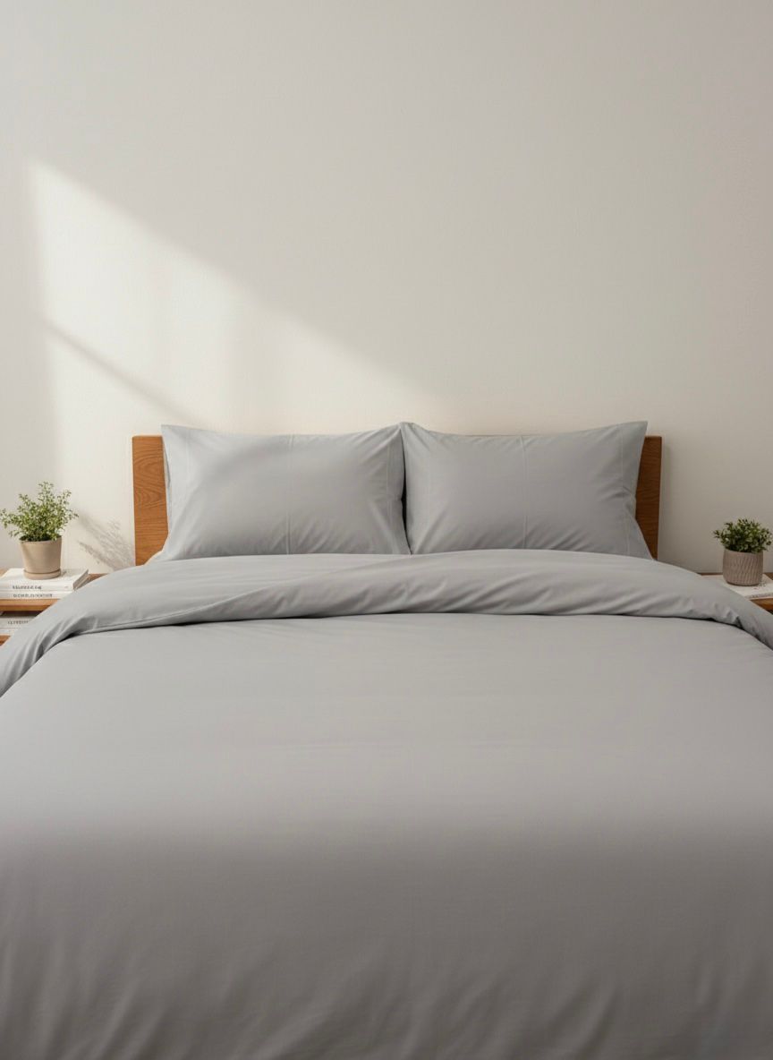Lenzuola Percalle Grigio