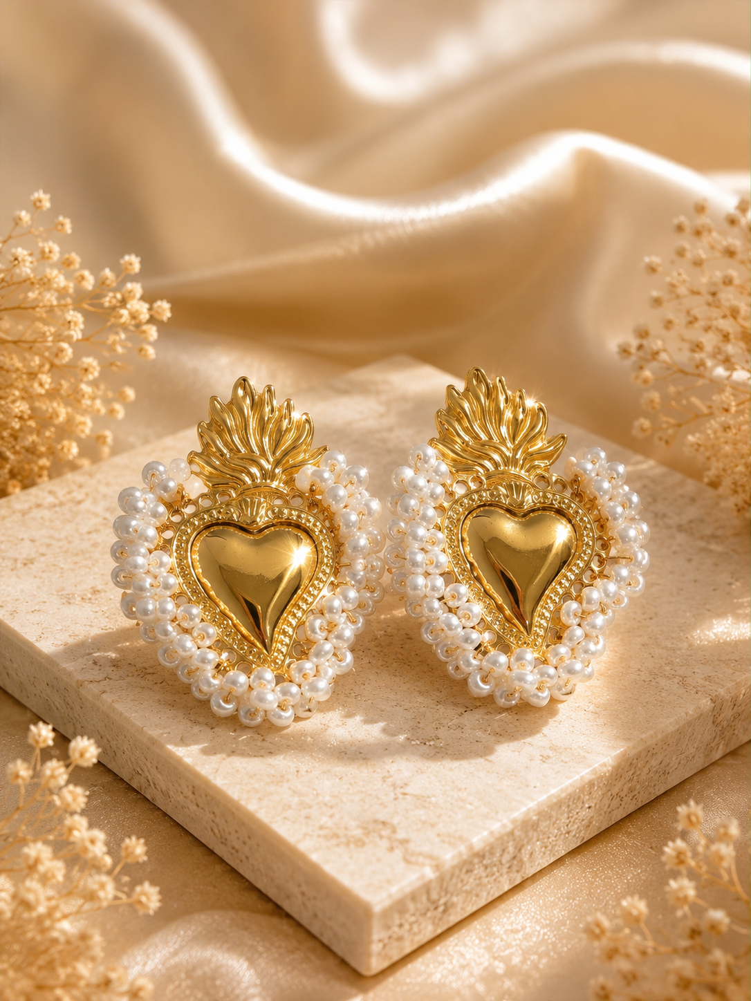 Orecchini Cuore Imperiale