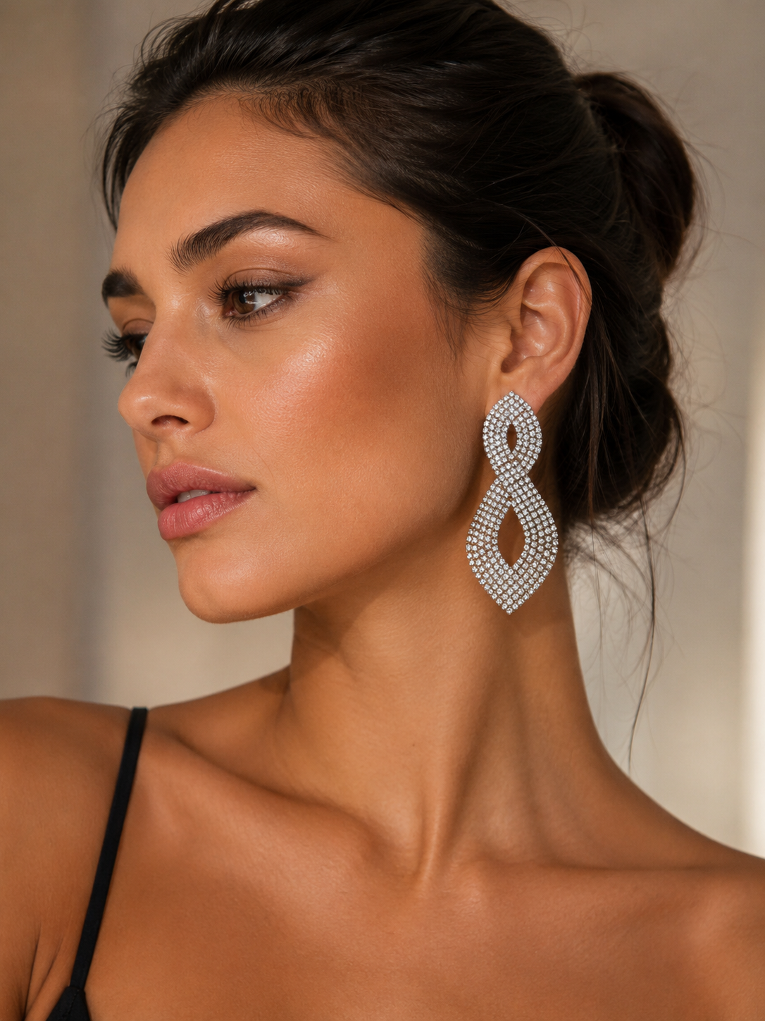 Orecchini Infinity Crystal
