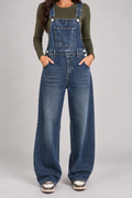 Salopette Jeans Donna Wide Leg