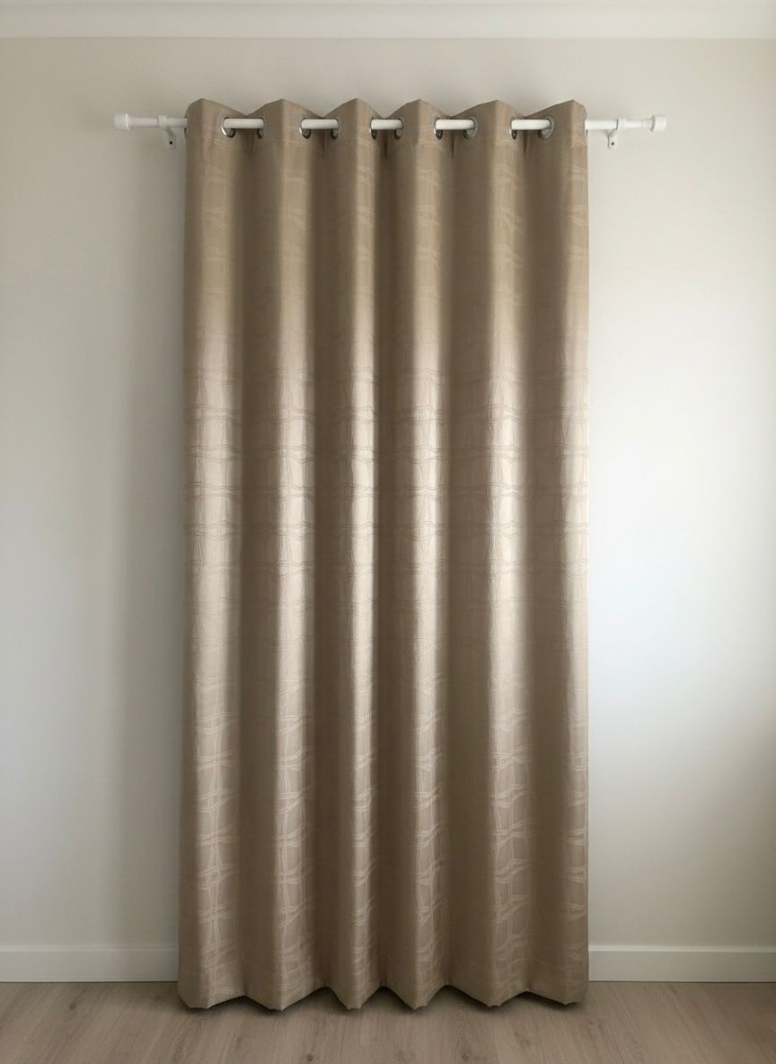 Tenda con Anelli Beige