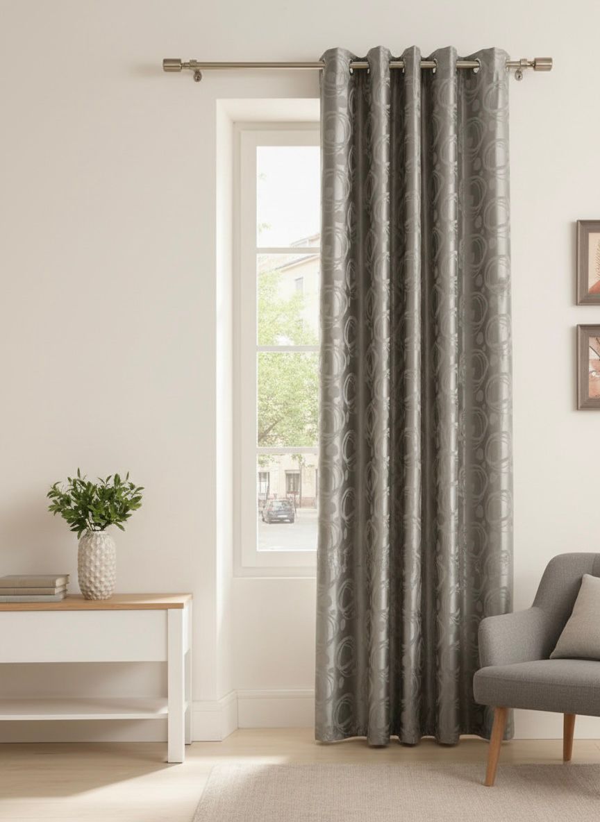 Tenda con Anelli Grigio